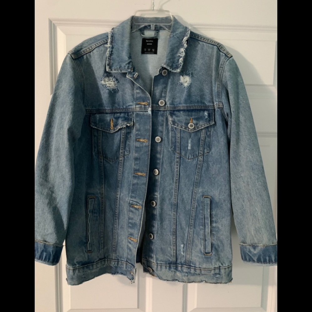 Oversized jean jacket